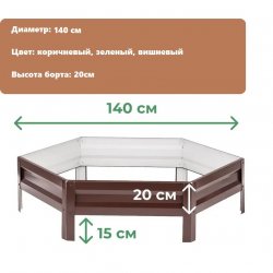 Цветной ярус АЛЬПИЙСКАЯ ГОРКА 140 см